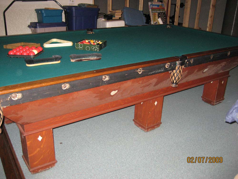 Balke Collender Pool Table